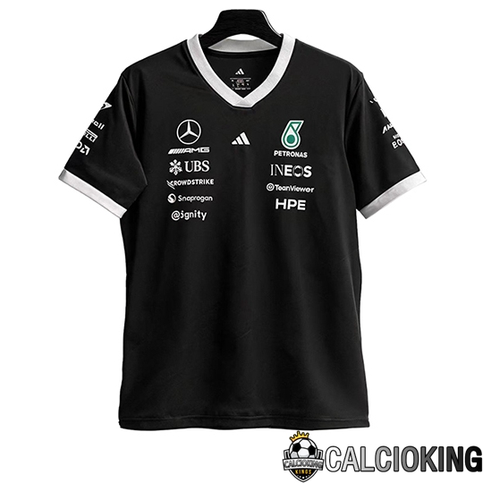 T-Shirt F1 Mercedes Benz Team Nero/Bianco 2026