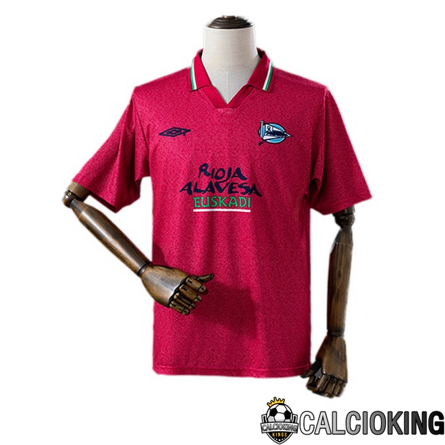 Maglie Calcio Deportivo Alaves Retro Terza Rosso 2002-2003