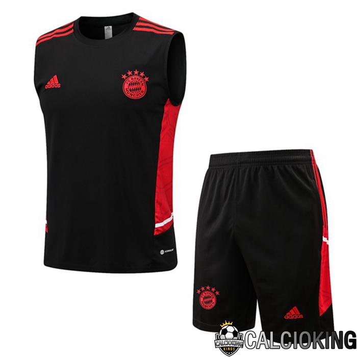 Comprare Maglia Calcio 2024 2025 2026 Personalizzazione,Tuta Da Calcio,Maglie De Calcio Retro Online | Canotta De Calcio Bayern Monaco + Pantaloncini Nero 2022/2023