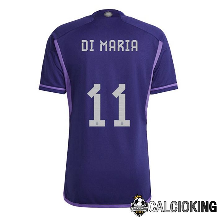 Maglia Calcio Argentina (DI MARIA 11) Seconda Viola 2023/2023