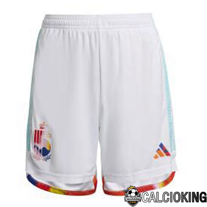 Comprare Maglia Calcio 2024 2025 2026 Personalizzazione,Tuta Da Calcio,Maglie De Calcio Retro Online | Pantaloncini De Calcio Belgio Seconda Bianco 2022/2023