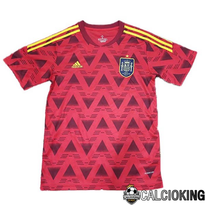 Maglia Calcio Spagna Prima Rosso Version Leak Coppa Del Mondo 2022