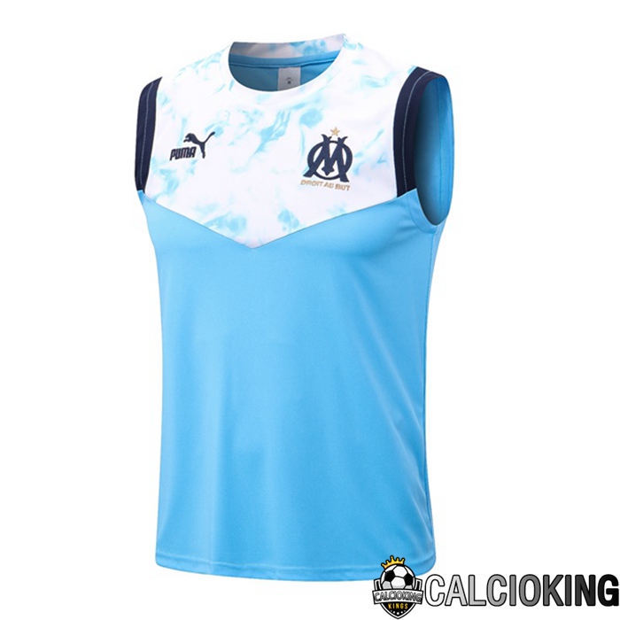 Comprare Maglia Calcio 2024 2025 2026 Personalizzazione,Tuta Da Calcio,Maglie De Calcio Retro Online | Canotta De Calcio Marsiglia OM Blu Bianco 2022/2023