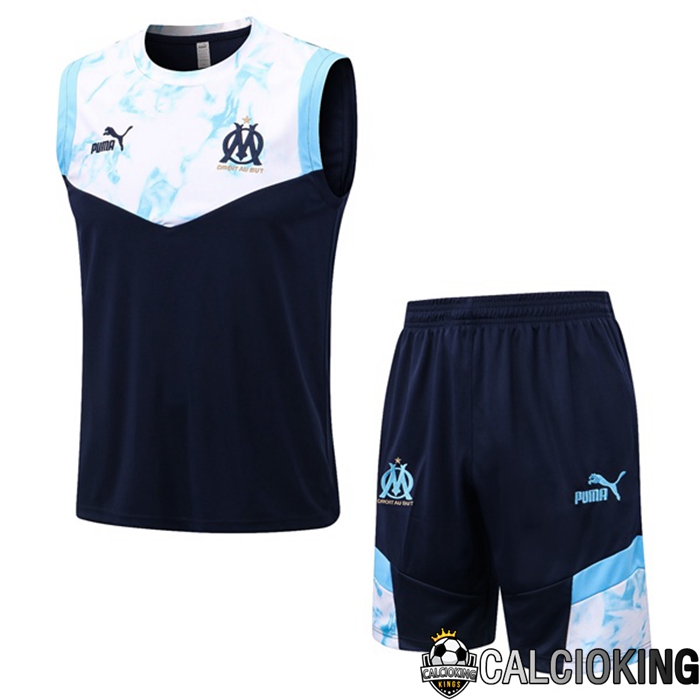 Comprare Maglia Calcio 2024 2025 2026 Personalizzazione,Tuta Da Calcio,Maglie De Calcio Retro Online | Canotta De Calcio Marsiglia OM + Pantaloncini Nero Bianco 2022/2023