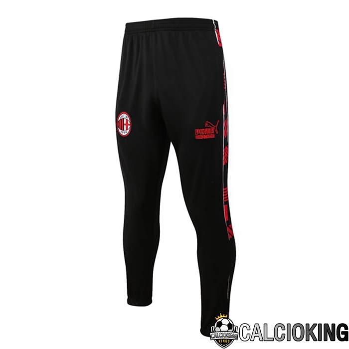 Comprare Maglia Calcio 2024 2025 2026 Personalizzazione,Tuta Da Calcio,Maglie De Calcio Retro Online | Pantaloni De Allenamento AC Milan Nero 22/23