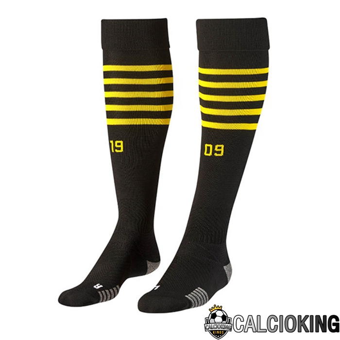 Comprare Maglia Calcio 2024 2025 2026 Personalizzazione,Tuta Da Calcio,Maglie De Calcio Retro Online | Calzini De Calcio Dortmund BVB Seconda Nero 2022/2023