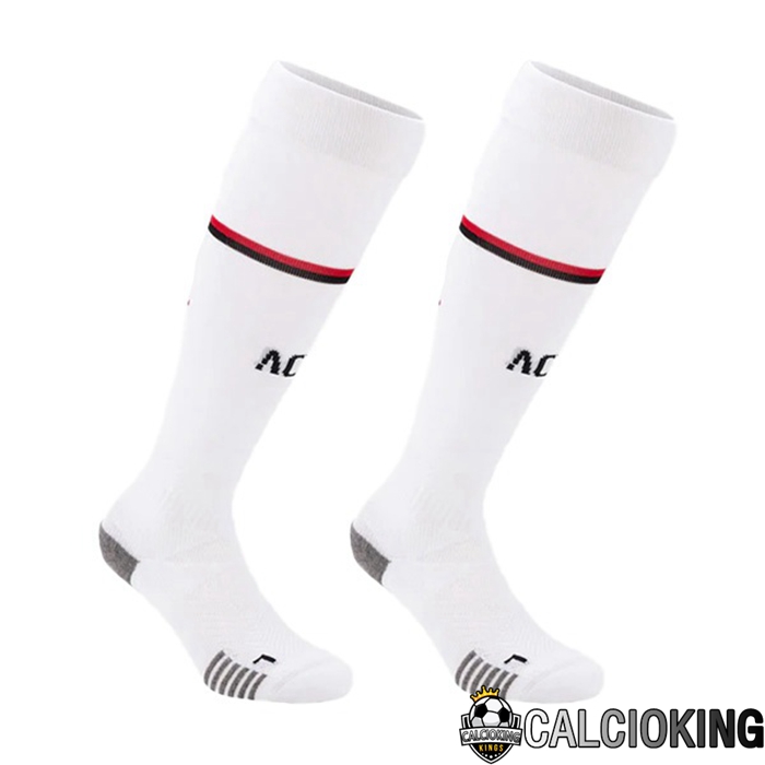 Comprare Maglia Calcio 2024 2025 2026 Personalizzazione,Tuta Da Calcio,Maglie De Calcio Retro Online | Calzini De Calcio AC Milan Seconda Bianco 2022/2023