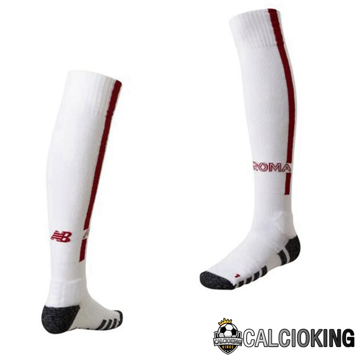 Comprare Maglia Calcio 2024 2025 2026 Personalizzazione,Tuta Da Calcio,Maglie De Calcio Retro Online | Calzini De Calcio AS Roma Seconda Bianco 2022/2023