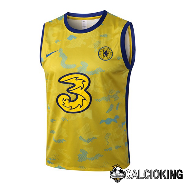 Comprare Maglia Calcio 2024 2025 2026 Personalizzazione,Tuta Da Calcio,Maglie De Calcio Retro Online | Canotta De Calcio FC Chelsea Giallo 2022/2023