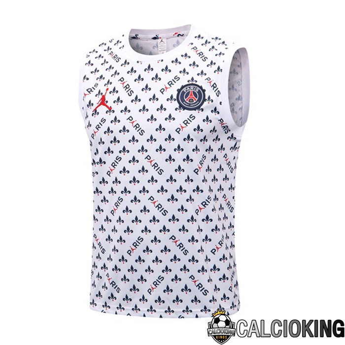 Comprare Maglia Calcio 2024 2025 2026 Personalizzazione,Tuta Da Calcio,Maglie De Calcio Retro Online | Canotta De Calcio Paris PSG Bianco 2022/2023
