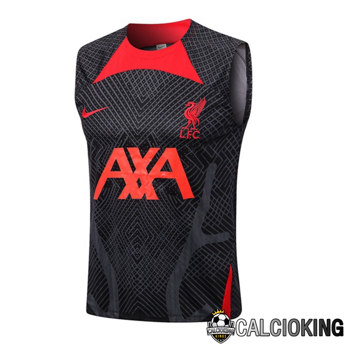 Comprare Maglia Calcio 2024 2025 2026 Personalizzazione,Tuta Da Calcio,Maglie De Calcio Retro Online | Canotta De Calcio FC Liverpool Nero 2022/2023