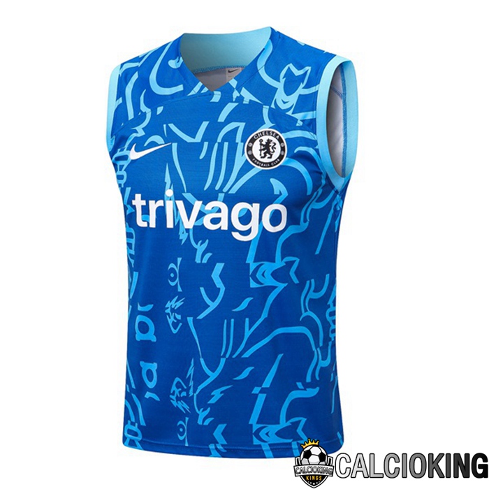 Comprare Maglia Calcio 2024 2025 2026 Personalizzazione,Tuta Da Calcio,Maglie De Calcio Retro Online | Canotta De Calcio FC Chelsea Blu 2022/2023
