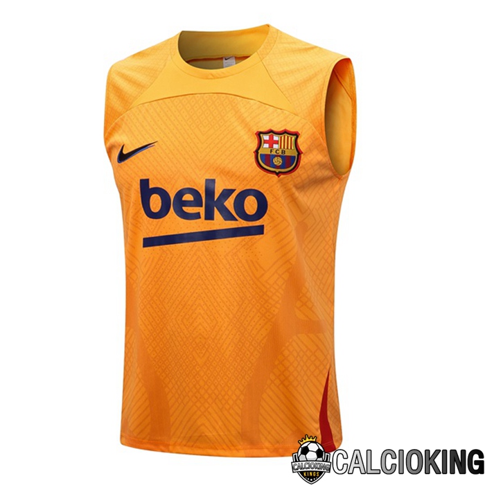 Comprare Maglia Calcio 2024 2025 2026 Personalizzazione,Tuta Da Calcio,Maglie De Calcio Retro Online | Canotta De Calcio FC Barcellona Arancia 2022/2023