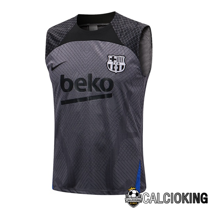 Comprare Maglia Calcio 2024 2025 2026 Personalizzazione,Tuta Da Calcio,Maglie De Calcio Retro Online | Canotta De Calcio FC Barcellona Grigio 2022/2023