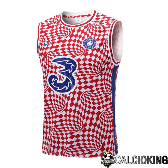 Comprare Maglia Calcio 2024 2025 2026 Personalizzazione,Tuta Da Calcio,Maglie De Calcio Retro Online | Canotta De Calcio FC Chelsea Rosso Bianco 2022/2023
