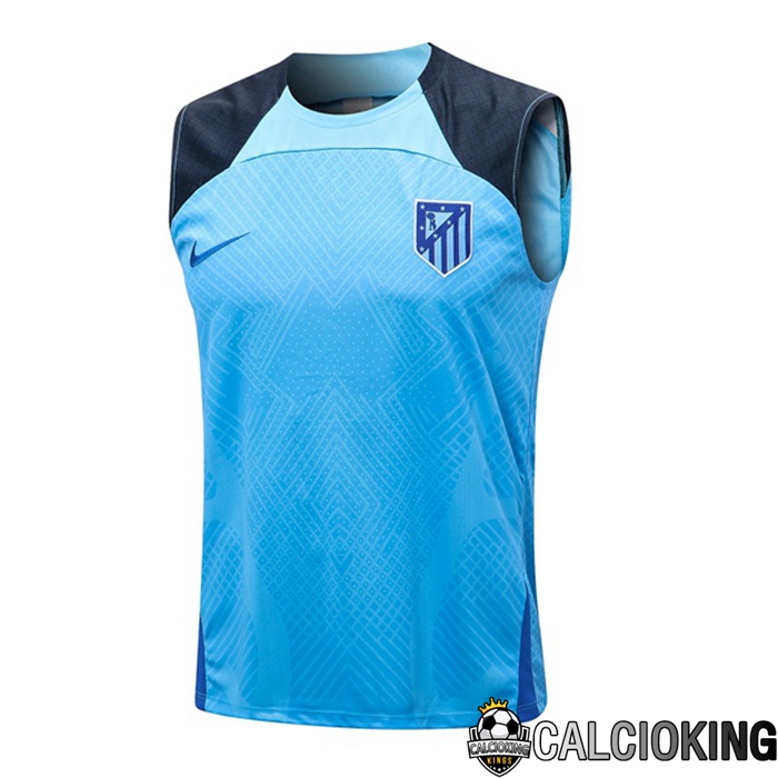 Comprare Maglia Calcio 2024 2025 2026 Personalizzazione,Tuta Da Calcio,Maglie De Calcio Retro Online | Canotta De Calcio Atletico Madrid Blu 2022/2023