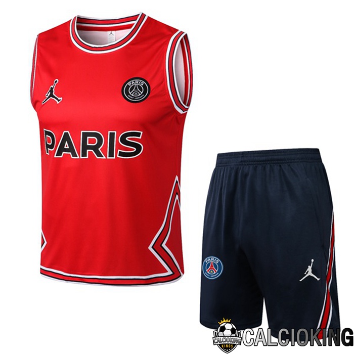 Comprare Maglia Calcio 2024 2025 2026 Personalizzazione,Tuta Da Calcio,Maglie De Calcio Retro Online | Canotta De Calcio Paris PSG + Pantaloncini Rosso 2022/2023