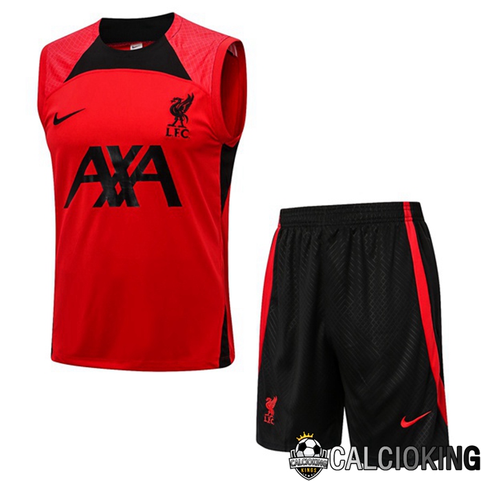 Comprare Maglia Calcio 2024 2025 2026 Personalizzazione,Tuta Da Calcio,Maglie De Calcio Retro Online | Canotta De Calcio FC Liverpool + Pantaloncini Rosso 2022/2023