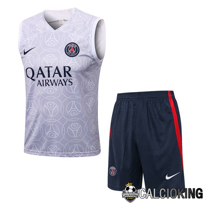 Comprare Maglia Calcio 2024 2025 2026 Personalizzazione,Tuta Da Calcio,Maglie De Calcio Retro Online | Canotta De Calcio Paris PSG + Pantaloncini Bianco 2022/2023