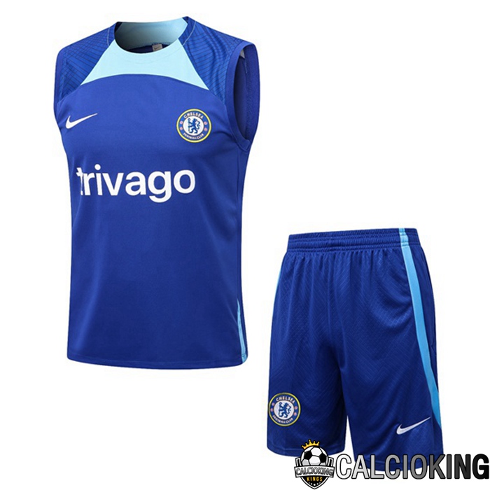 Comprare Maglia Calcio 2024 2025 2026 Personalizzazione,Tuta Da Calcio,Maglie De Calcio Retro Online | Canotta De Calcio FC Chelsea + Pantaloncini Blu 2022/2023