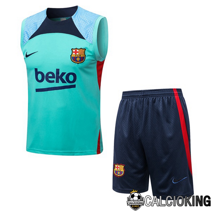 Comprare Maglia Calcio 2024 2025 2026 Personalizzazione,Tuta Da Calcio,Maglie De Calcio Retro Online | Canotta De Calcio FC Barcellona + Pantaloncini Verde 2022/2023