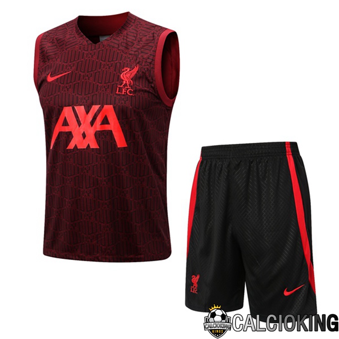 Comprare Maglia Calcio 2024 2025 2026 Personalizzazione,Tuta Da Calcio,Maglie De Calcio Retro Online | Canotta De Calcio FC Liverpool + Pantaloncini Rosso 2022/2023