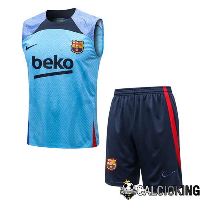 Comprare Maglia Calcio 2024 2025 2026 Personalizzazione,Tuta Da Calcio,Maglie De Calcio Retro Online | Canotta De Calcio FC Barcellona + Pantaloncini Blu 2022/2023