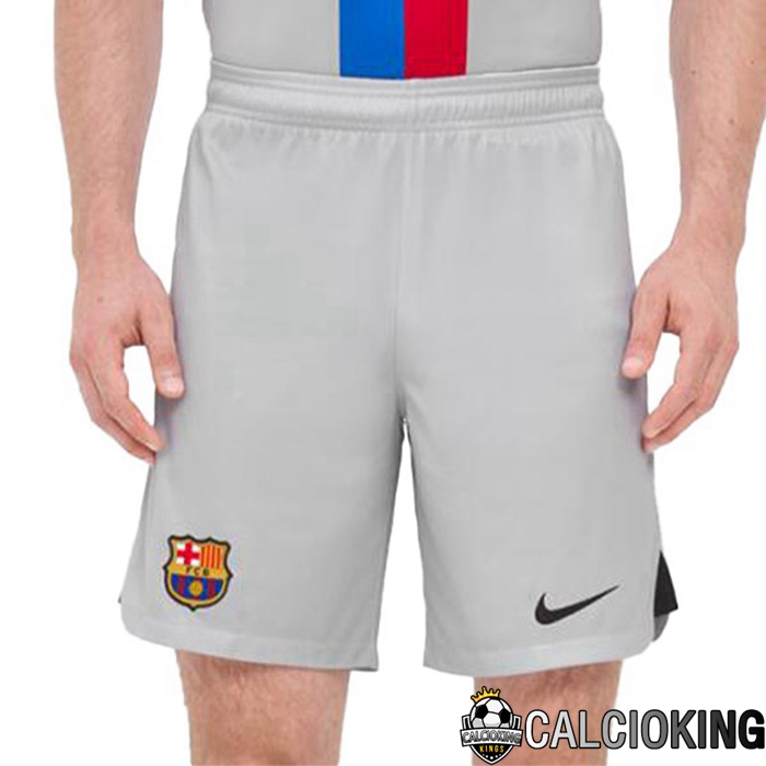 Comprare Maglia Calcio 2024 2025 2026 Personalizzazione,Tuta Da Calcio,Maglie De Calcio Retro Online | Pantaloncini De Calcio FC Barcellona Terza Grigio 2022/2023