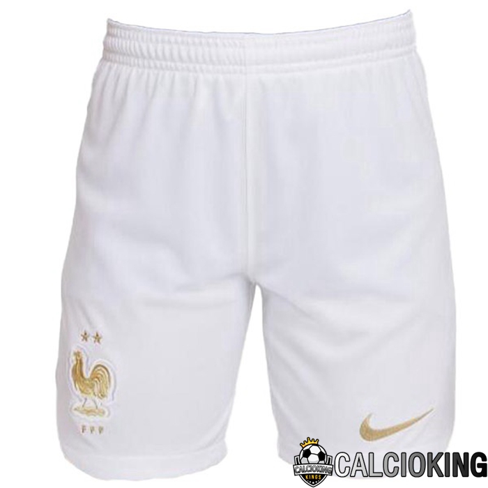 Comprare Maglia Calcio 2024 2025 2026 Personalizzazione,Tuta Da Calcio,Maglie De Calcio Retro Online | Pantaloncini De Calcio Francia Prima Bianco 2022/2023