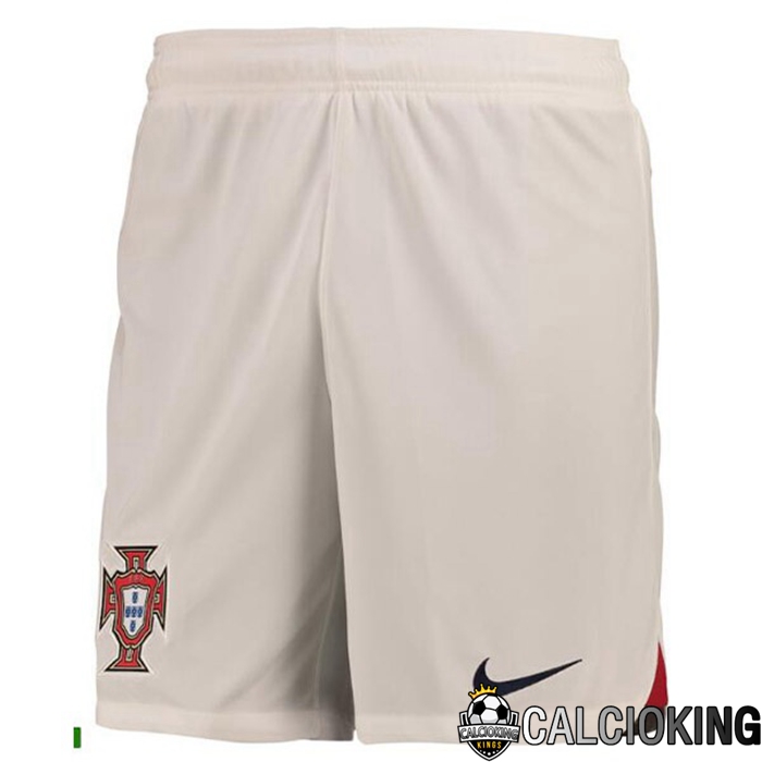 Comprare Maglia Calcio 2024 2025 2026 Personalizzazione,Tuta Da Calcio,Maglie De Calcio Retro Online | Pantaloncini De Calcio Portogallo Seconda Bianco 2022/2023