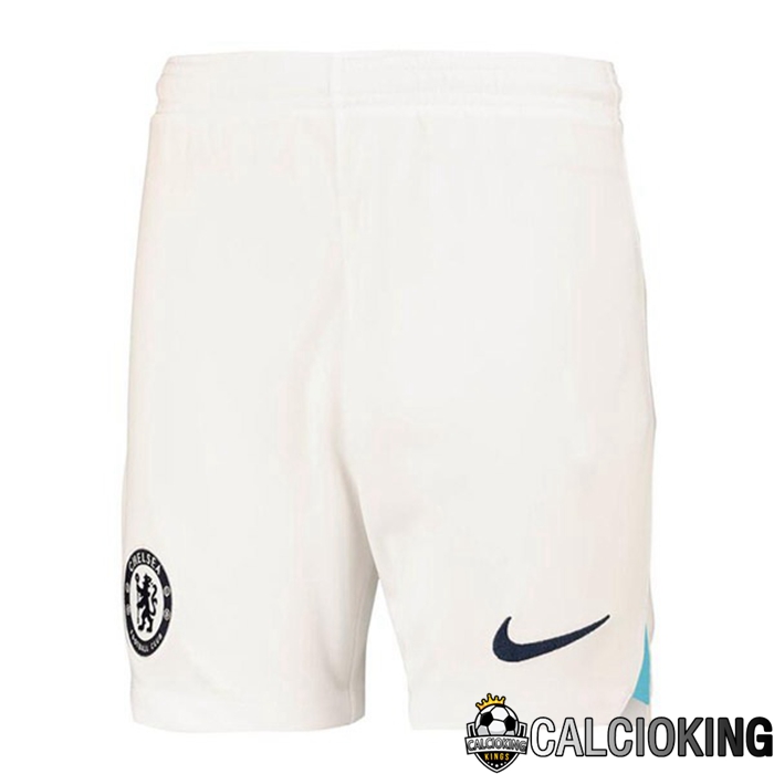 Comprare Maglia Calcio 2024 2025 2026 Personalizzazione,Tuta Da Calcio,Maglie De Calcio Retro Online | Pantaloncini De Calcio FC Chelsea Seconda Bianco 2022/2023
