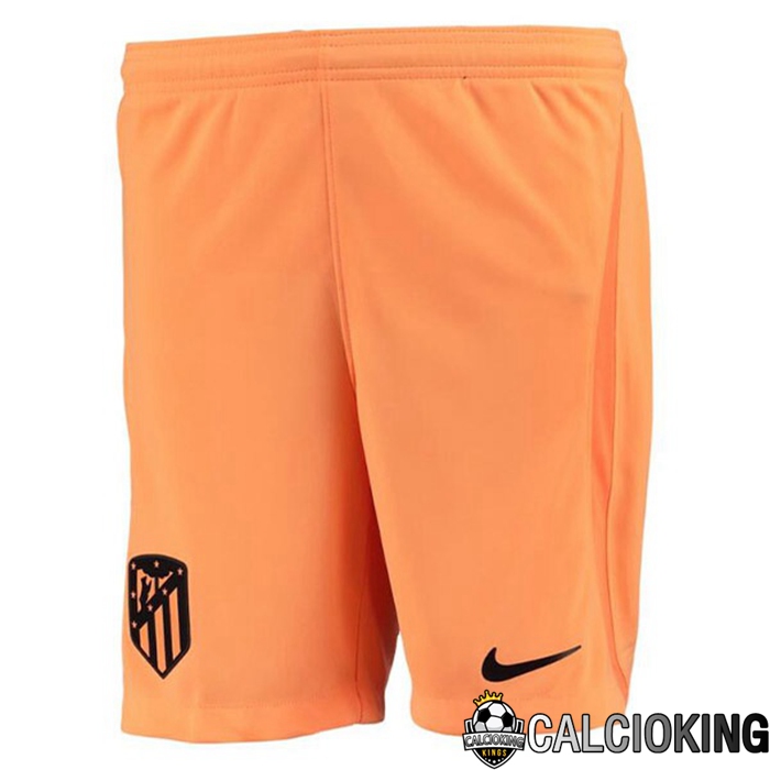 Comprare Maglia Calcio 2024 2025 2026 Personalizzazione,Tuta Da Calcio,Maglie De Calcio Retro Online | Pantaloncini De Calcio Atletico Madrid Terza Arancia 2022/2023