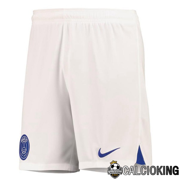 Comprare Maglia Calcio 2024 2025 2026 Personalizzazione,Tuta Da Calcio,Maglie De Calcio Retro Online | Pantaloncini De Calcio Paris PSG Terza Bianco 2022/2023