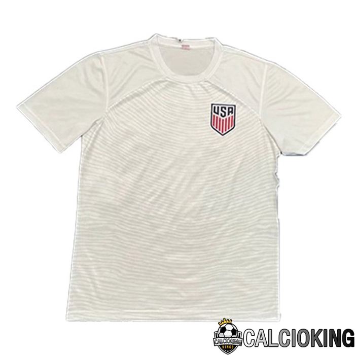 Maglia Calcio USA Prima Bianco Version Leak Coppa Del Mondo 2022