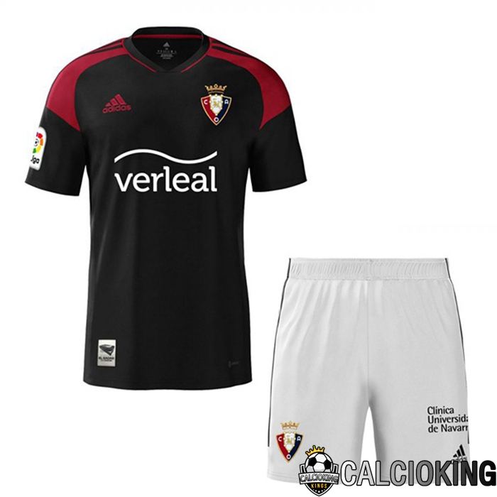 Maglia Calcio CA Osasuna Bambino Seconda Nero 2022/2023