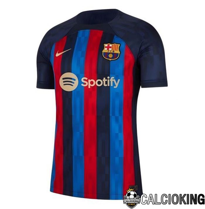 Insieme Maglia Calcio FC Barcellona Prima + Pantaloncini Blu 2022/2023