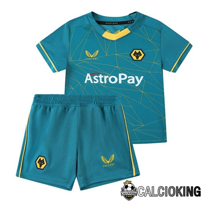 Maglia Calcio Wolves Bambino Seconda 2022/2023