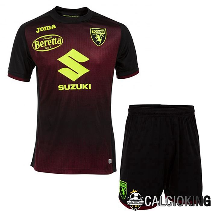Maglia Calcio Torino FC Bambino Terza Rosso 2022/2023