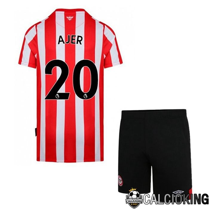 Maglia Calcio Brentford FC (AJER 20) Bambino Prima 2022/2023