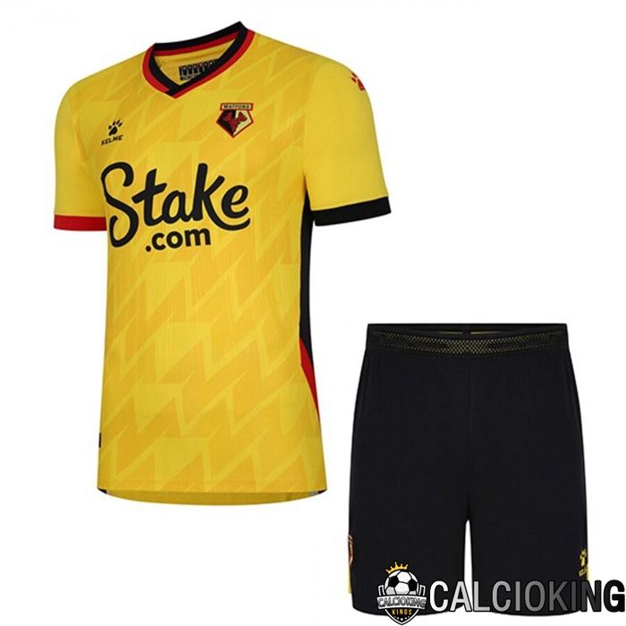 Maglia Calcio Watford FC Bambino Prima 2022/2023