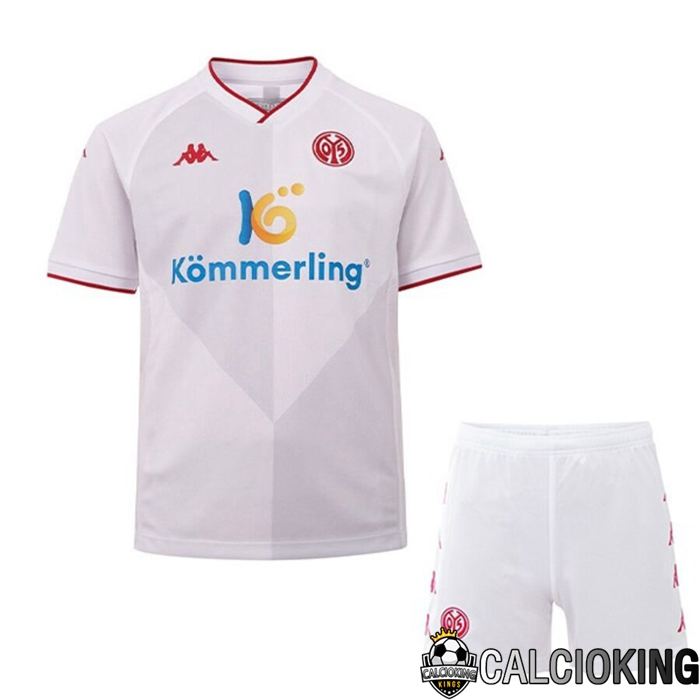 Maglia Calcio FSV Mainz 05 Bambino Seconda 2022/2023
