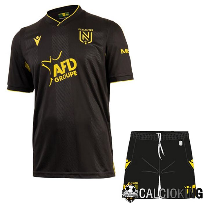 Maglia Calcio FC Nantes Bambino Terza Nero 2022/2023