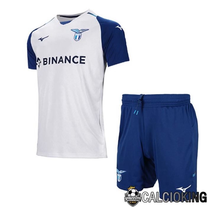 Maglia Calcio SS Lazio Bambino Terza Bianco 2022/2023
