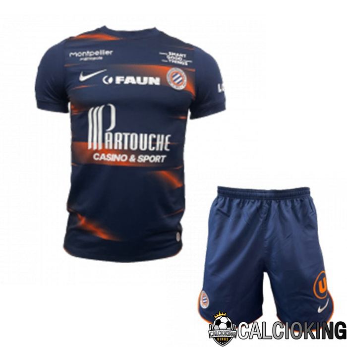 Maglia Calcio Montpellier HSC Bambino Prima Nero 2022/2023
