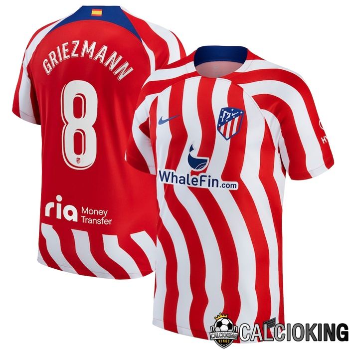 Maglia Calcio Atletico Madrid (Griezmann 8) Prima 2022/2023