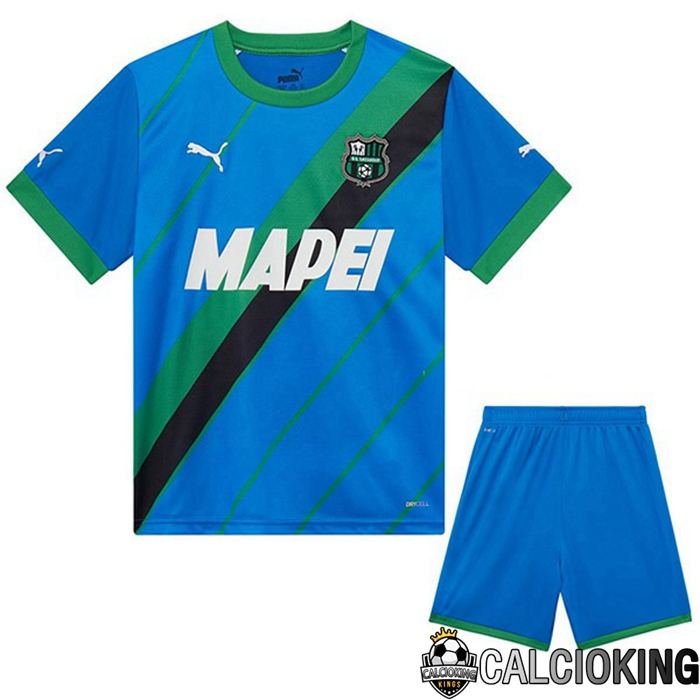 Maglia Calcio US Sassuolo Bambino Terza Blu 2022/2023
