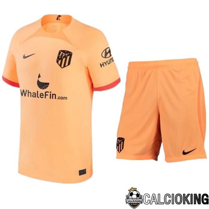 Insieme Maglia Calcio Atletico Madrid Terza + Pantaloncini 2022/2023