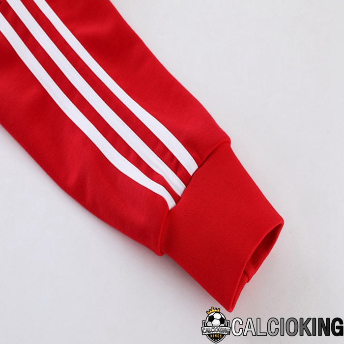 Insieme Giacca Con Cappuccio Tuta Bayern Monaco Rosso 2023/2024