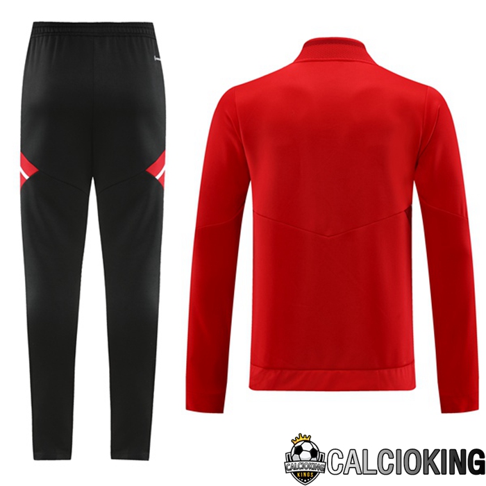 Insieme Tuta Calcio - Giacca Bayern Monaco Rosso 2023/2024