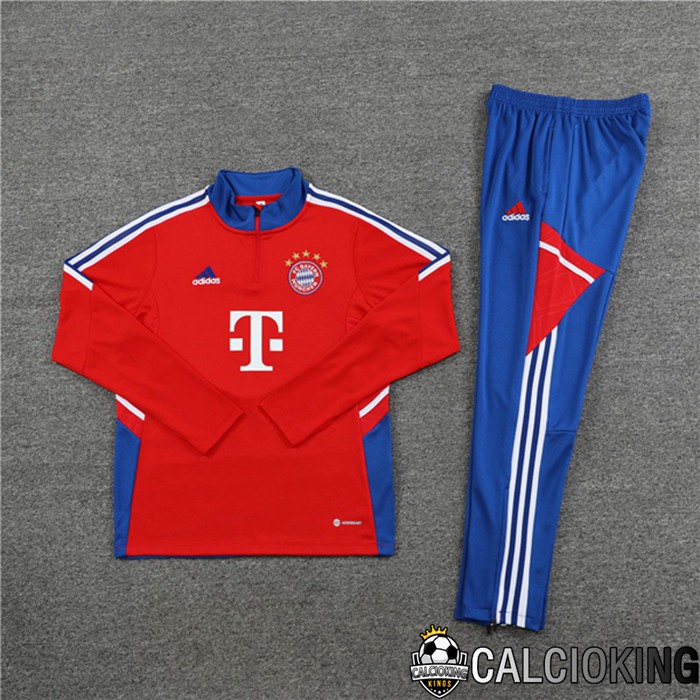 Insieme Tuta Calcio Bayern Monaco Rosso 2023/2024
